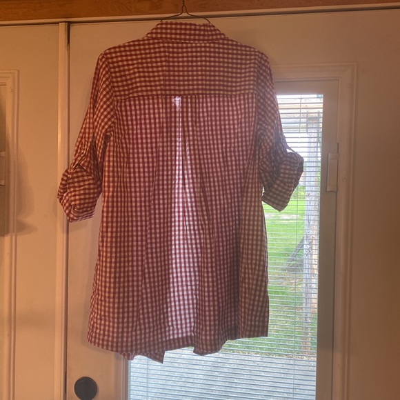 Joan rivers red and white smock - Picture 2 of 3